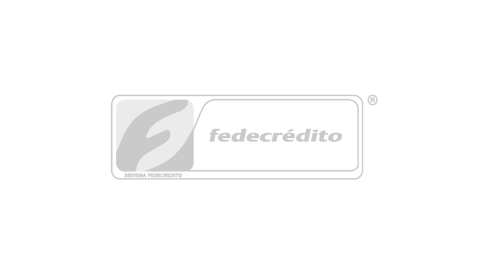 FEDECREDITO logo blanco y negro